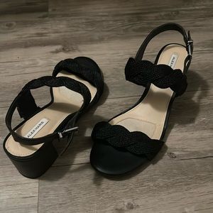 Alex Marie black strappy heels